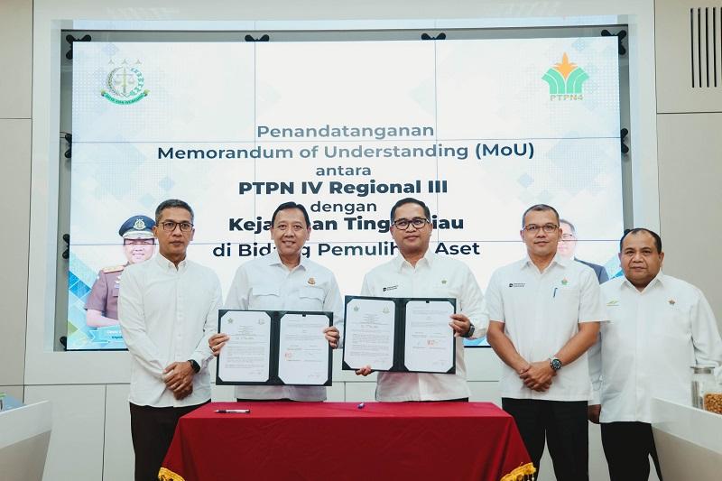 PTPN IV-Kejaksaan Tinggi Riau Perkuat Kerja Sama Optimalisasi Aset Dukung Asta Cita