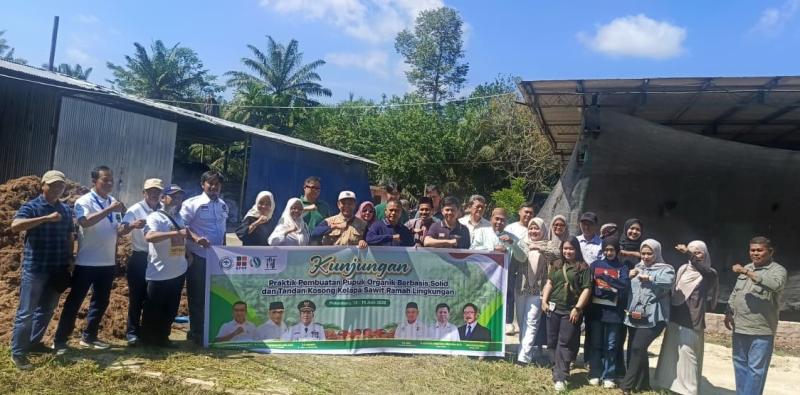 Produk Sampingan Sawit Jadi Pupuk Organik, Petani Berpeluang Hemat Biaya hingga 50 Persen