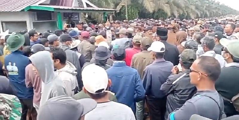 Ribuan Warga Tagih Janji PT THIP, Soroti CSR hingga Dugaan Kelebihan HGU