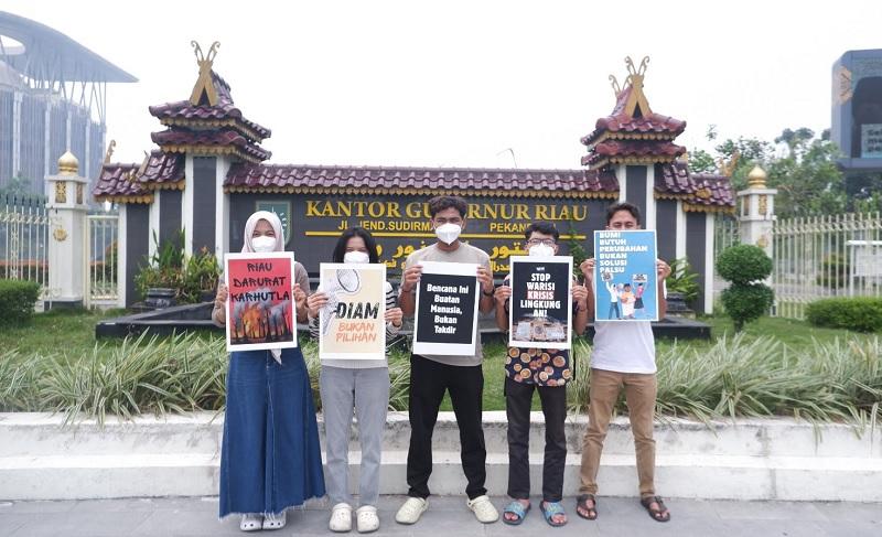 Kualitas Udara Pekanbaru Memburuk, WALHI Soroti Lambannya Penanganan Karhutla